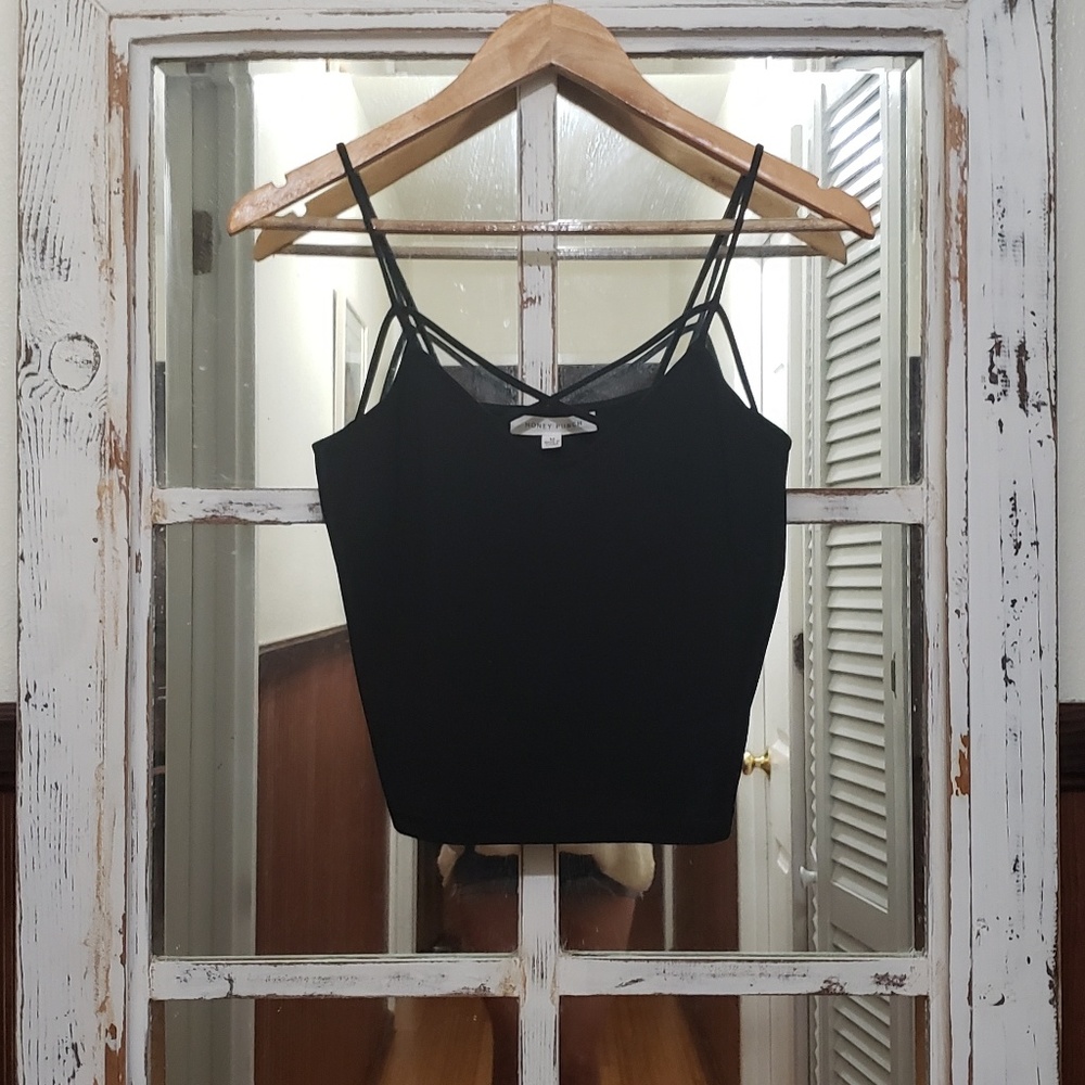 Crop black top